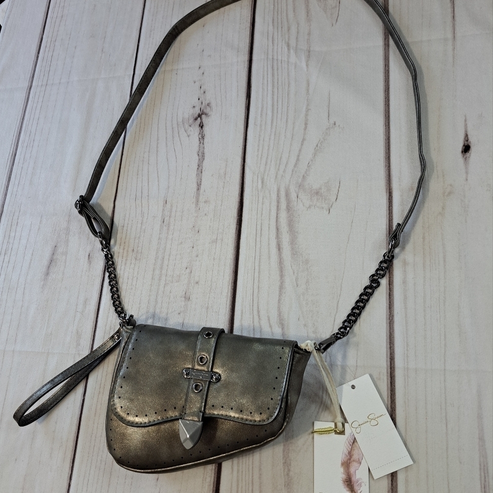 Jessica Simpson Connie Crossbody Bag with Belt loops, Wristlet loop